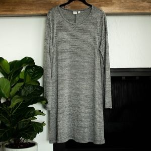 Gap Grey Striped Dress